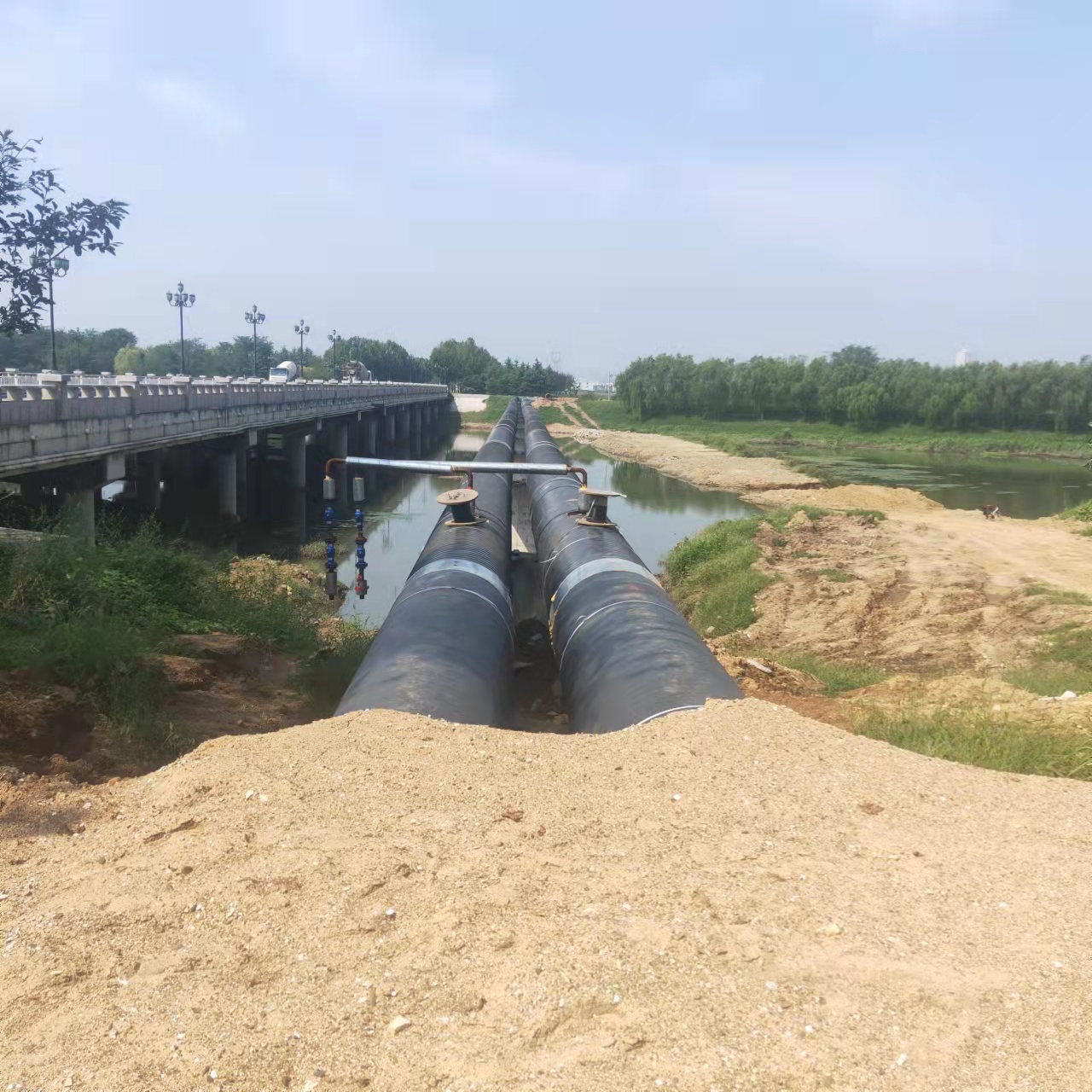 鸠江长距离输油管道清洗